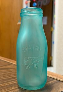 DIY "sea glass" jar