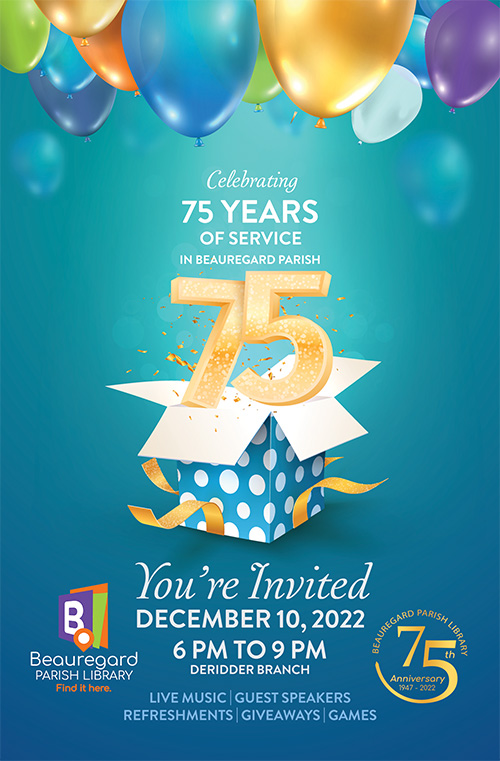 75th anniversary invitiation